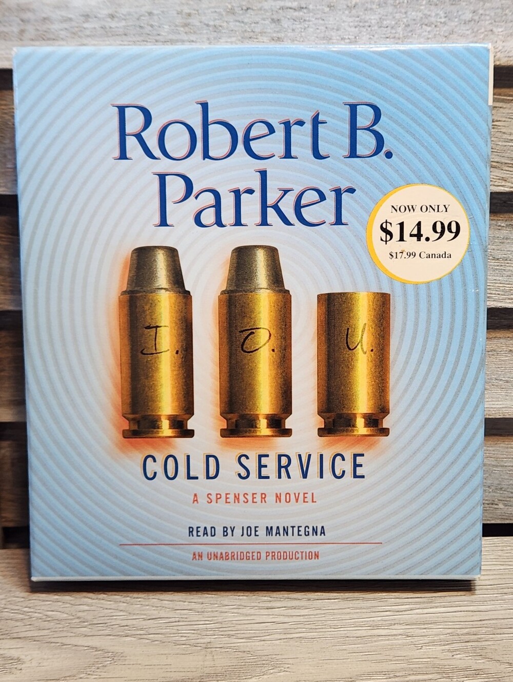 🖤 Cold Service by Robert B. Parker, audiobook cds